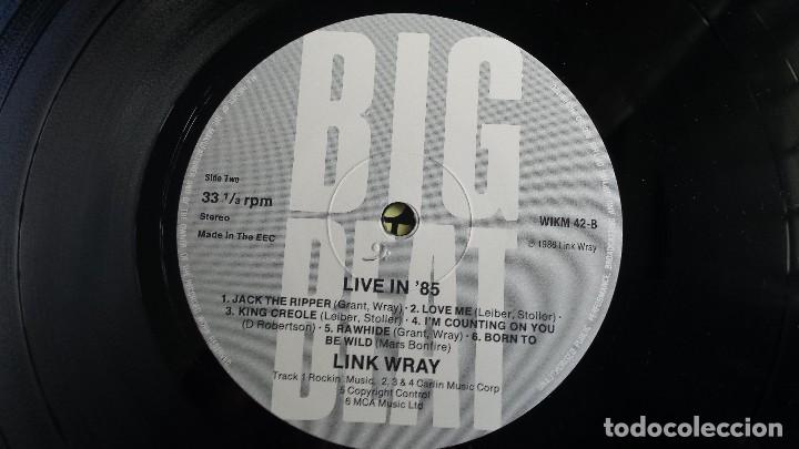Discos de vinilo: LP LINK WRAY: LIVE IN85 - Foto 3