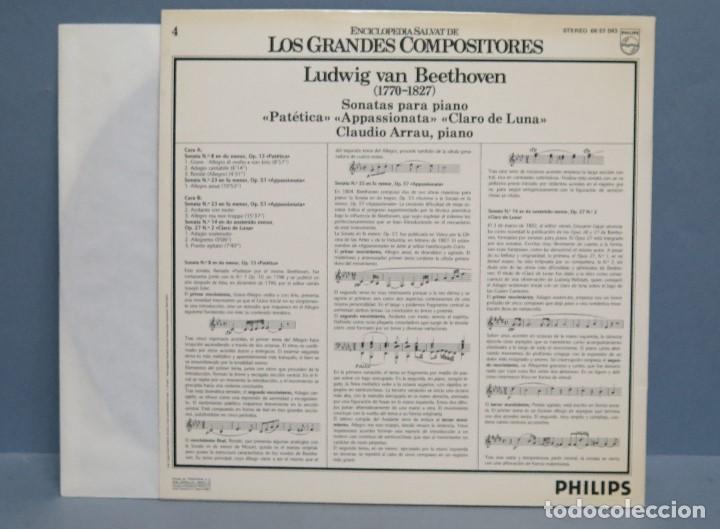 Discos de vinilo: LP. SONATAS PARA PIANO. BEETHOVEN - Foto 2