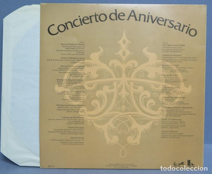 Discos de vinilo: 2 LP. CONCIERTO DE ANIVERSARIO - Foto 2