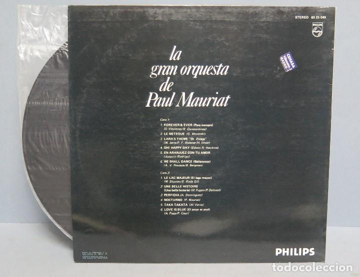 Discos de vinilo: LP. LA GRAN ORQUESTA DE PAUL MAURIAT - Foto 2