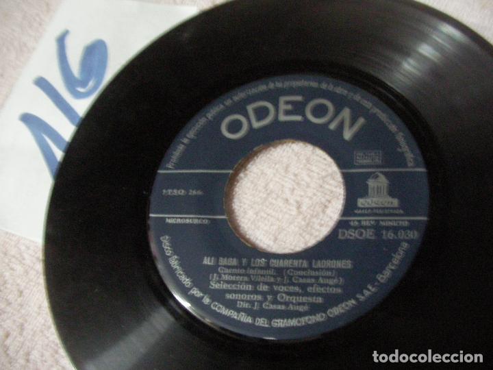 Discos de vinilo: CUENTO ALI BABA Y LOS CUARENTA LADRONES