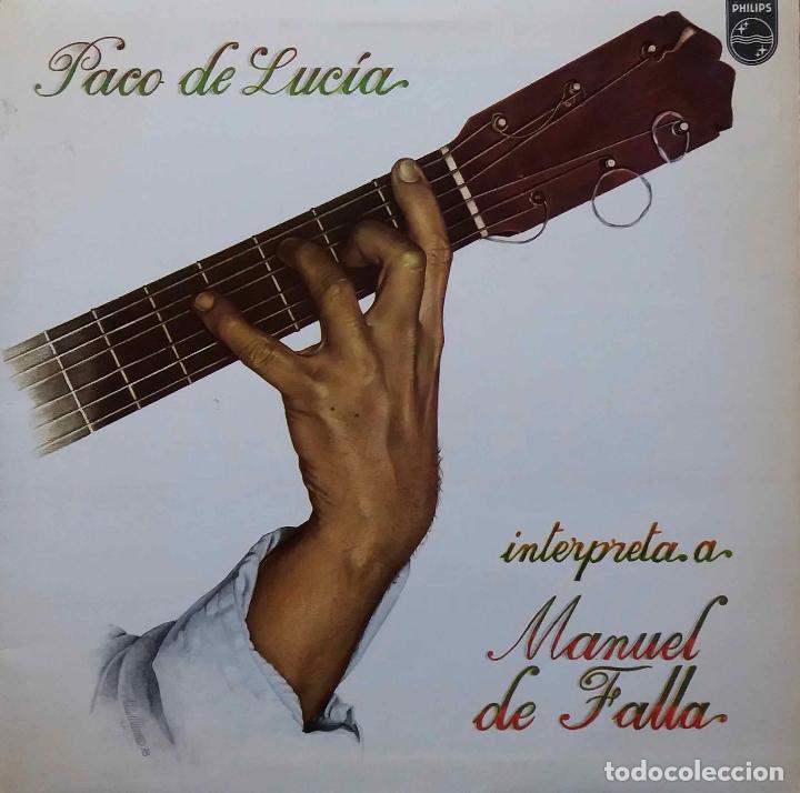 Discos de vinilo: PACO DE LUC&Iacute;A INTERPRETA A MANUEL DE FALLA, LP ORIGINAL CON DOBLE PORTADA - Foto 1