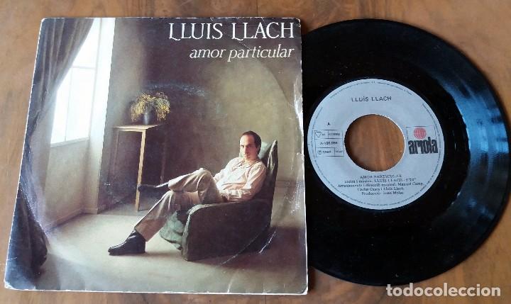 Discos de vinilo: SINGLE - LLUIS LLACH - AMOR PARTICULAR - ARIOLA - Foto 1