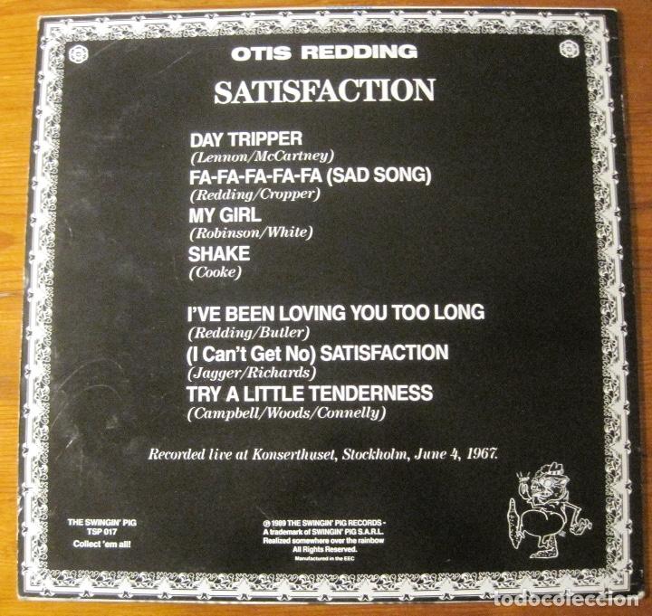 Discos de vinilo: Otis Redding Satisfaction lp (white album) - Foto 2