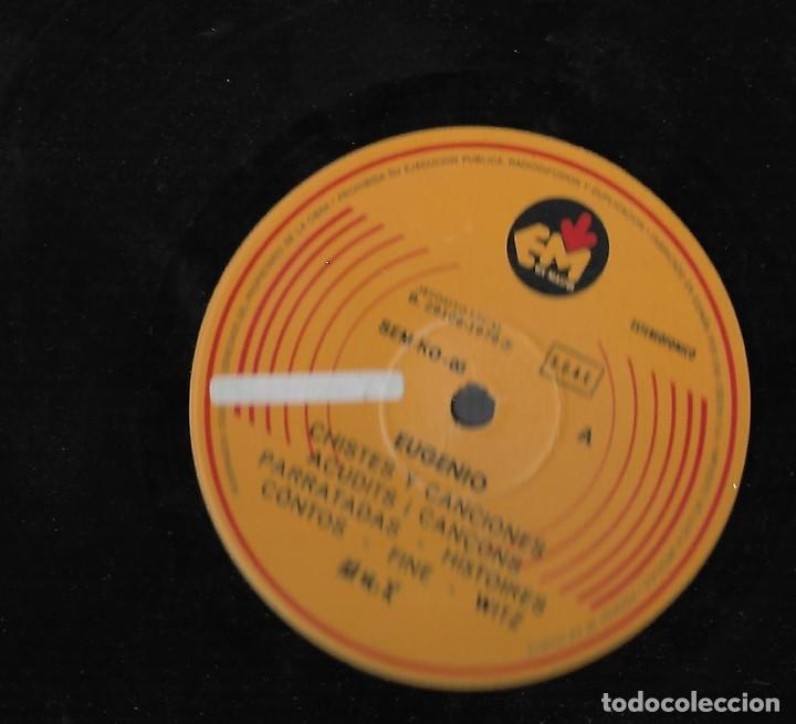 Discos de vinilo: vinilo de eigenio chistes y canciones   SIN FUNDA   SOLO EL DISCO - Foto 1