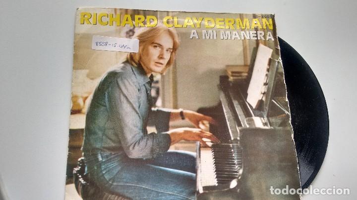 Discos de vinilo: SINGLE (VINILO) DE RICHARD CLAYDERMAN A&Ntilde;OS 80 - Foto 1