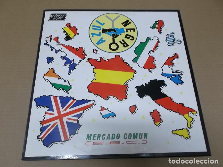 Discos de vinilo: AZUL Y NEGRO (LP) MERCADO COMUN A&Ntilde;O 1985 - Foto 1