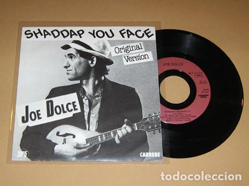 Discos de vinilo: JOE DOLCE - SHADDAP YOU FACE - SINGLE - 1980 - IMPORT - Foto 1