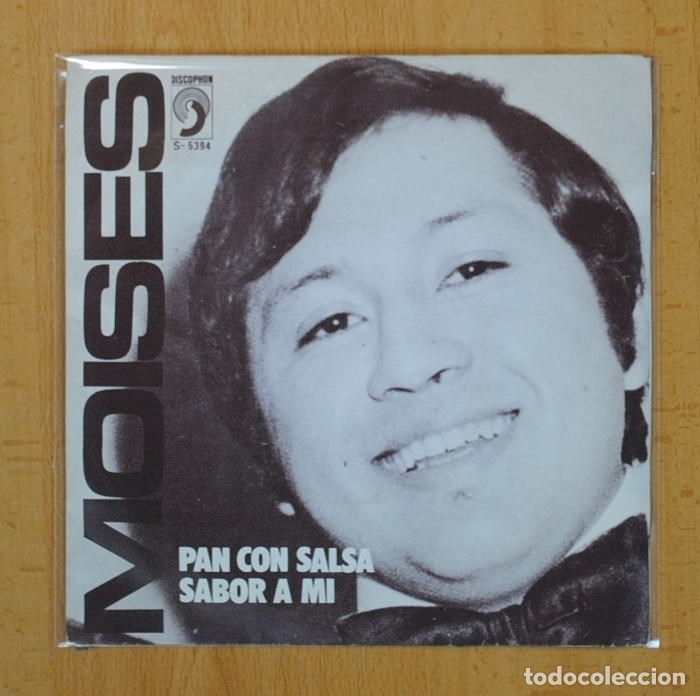 Discos de vinilo: MOISES - PAN CON SALSA / SABOR A MI - SINGLE - Foto 1