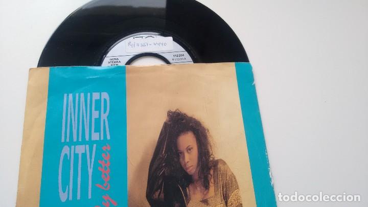 Discos de vinilo: SINGLE (VINILO) DE INNER CITY A&Ntilde;OS 80 - Foto 1