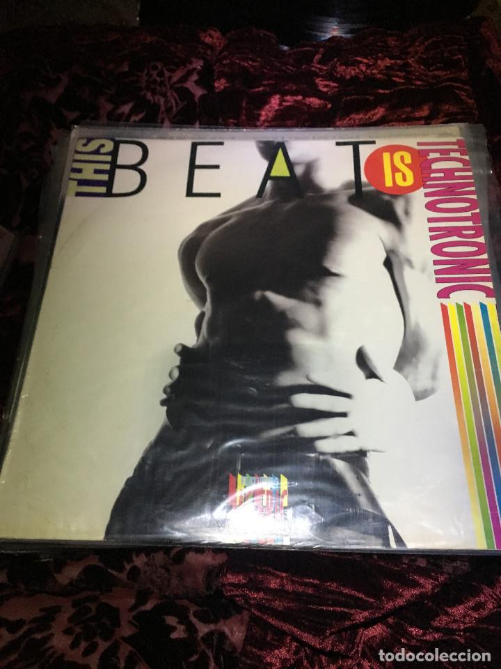 Discos de vinilo: TECHNOTRONIC FEATURING MC ERIC.-MAXI -SINGLE-12&uml;-1990.-THIS BEAT - Foto 1
