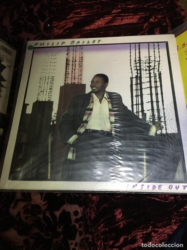 Discos de vinilo: PHILIP BAILEY INSIDE OUT LP 1986 - Foto 1