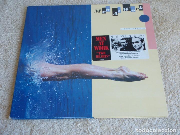 Discos de vinilo: Men At Work &ndash; Two Hearts HOLANDA 1985 CBS - Foto 1