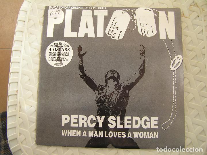 Discos de vinilo: PERCY SLEDGE  -  PLATOON -    ATLANTIC 1987  -  SINGLE   -   P - Foto 1