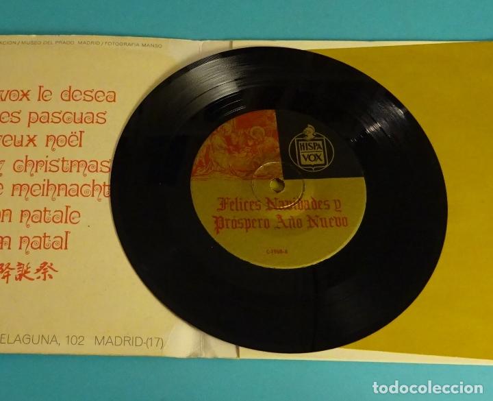 Discos de vinilo: FELICITACI&Oacute;N NAVIDE&Ntilde;A HISPAVOX 1968 - Foto 3