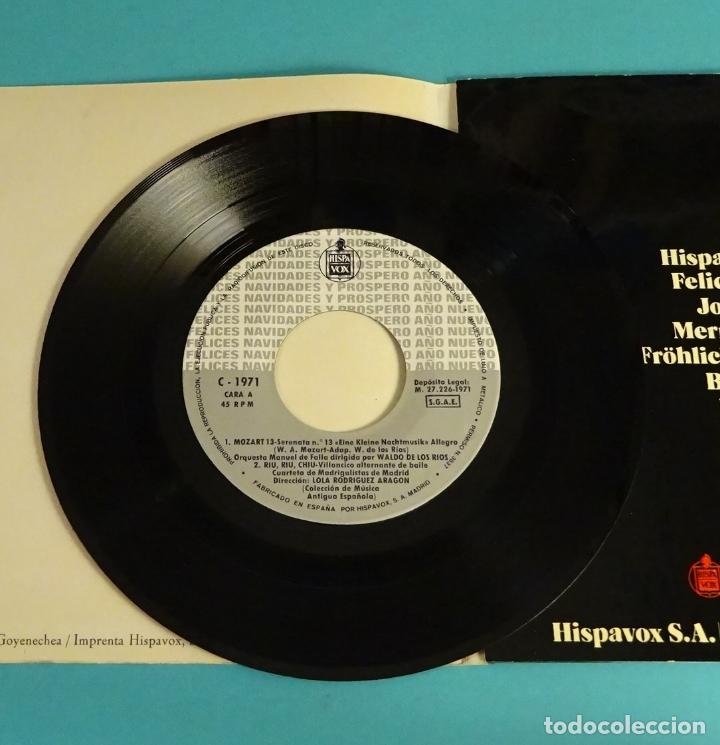 Discos de vinilo: FELICITACI&Oacute;N NAVIDE&Ntilde;A HISPAVOX 1971 - Foto 3