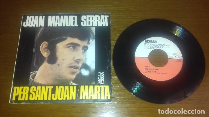 Discos de vinilo: SINGLE - JOAN MANUEL SERRAT - PER SANT JOAN - SPANISH - Foto 1