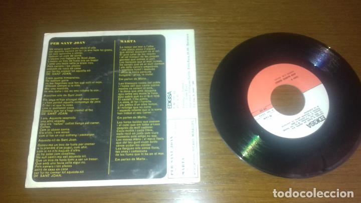 Discos de vinilo: SINGLE - JOAN MANUEL SERRAT - PER SANT JOAN - SPANISH - Foto 2