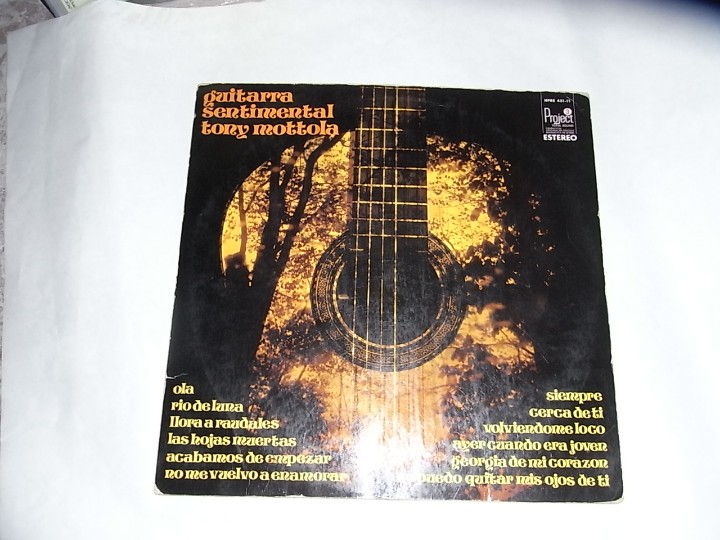 Discos de vinilo: Guitarra Sentimental, Tony Mottola - Foto 1
