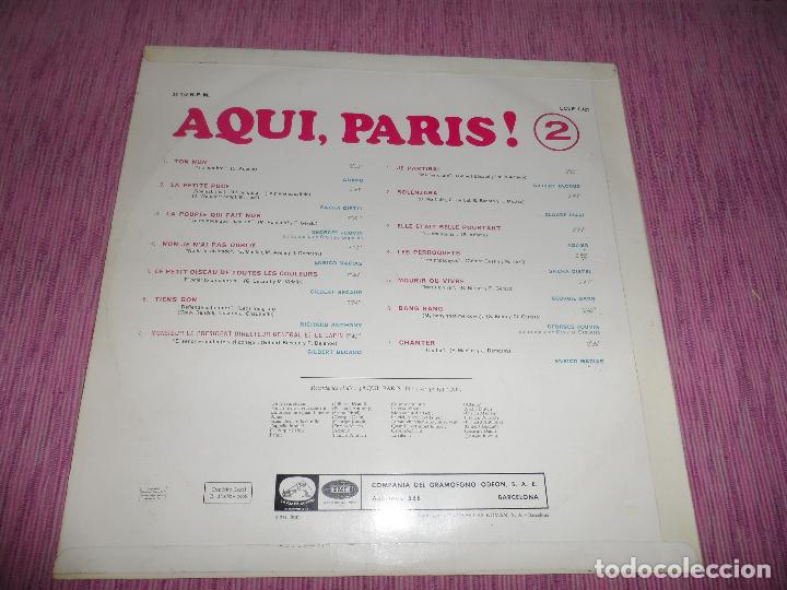Discos de vinilo: AQUI, PARIS 2 - Foto 3