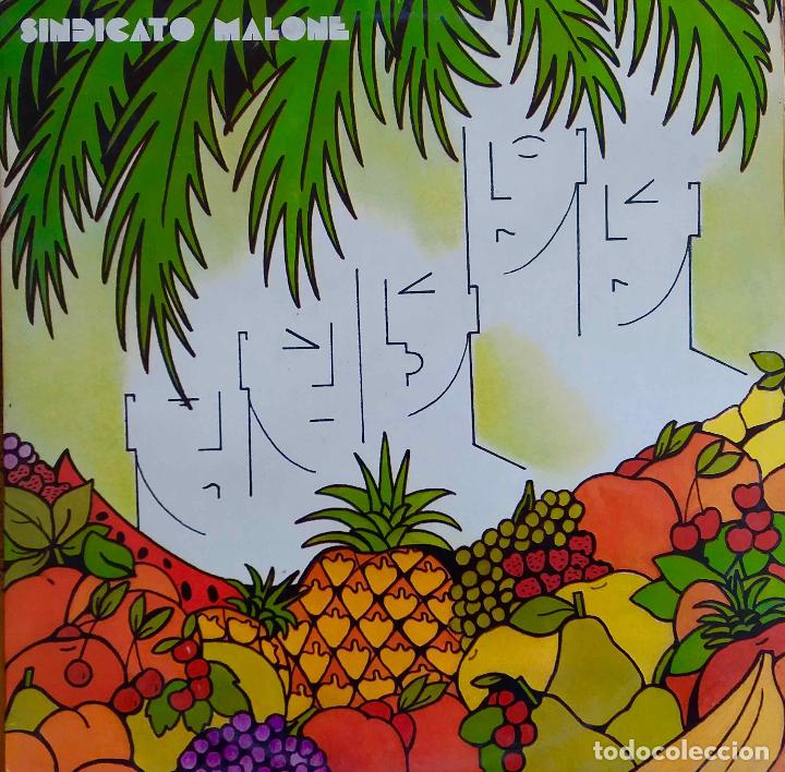 Discos de vinilo: SINDICATO MALONE, PI&Ntilde;A COLADA. MAXI SINGLE 3 TEMAS. - Foto 1