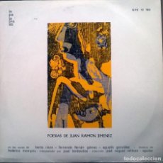 Discos de vinilo: POESÍAS DE JUAN RAMÓN JIMÉNEZ. JOSÉ TORDESILLAS, FERNANDO FERNÁN GÓMEZ... AGUILAR LA PALABRA 1969 LP. Lote 113188819