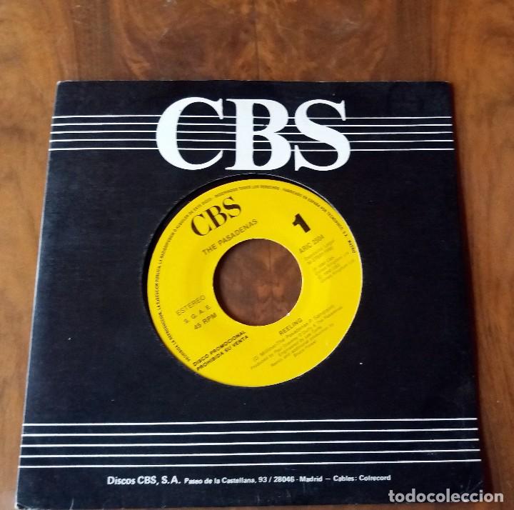 Discos de vinilo: SINGLE - THE PASADENAS -REELING - (DISCO PROMOCINAL) CBS - Foto 2