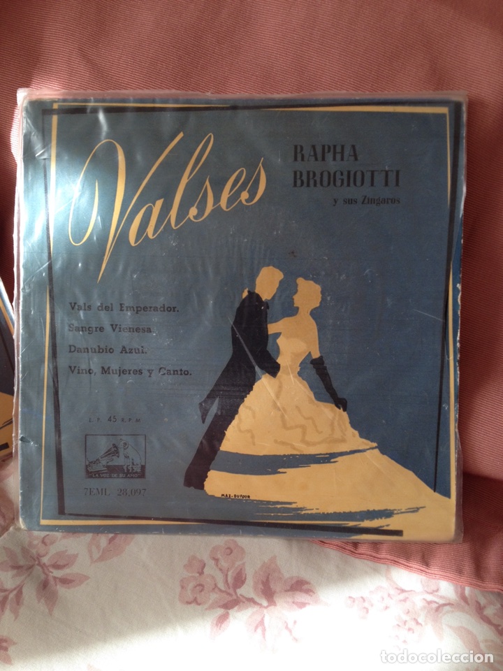 Discos de vinilo: Valses Rapha Brogiotti y sus Zingaros - Foto 3