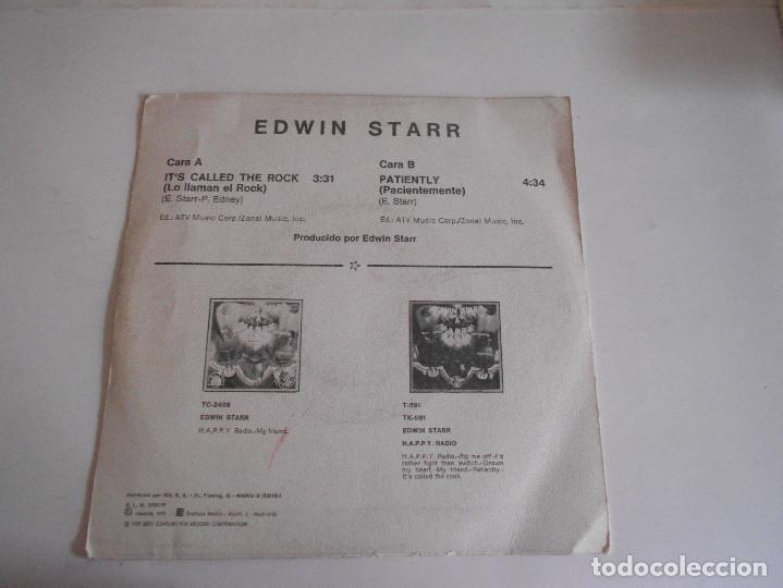 Discos de vinilo: EDWIN STARR-SINGLE ITS CALLED THE ROCK-PROMO - Foto 2