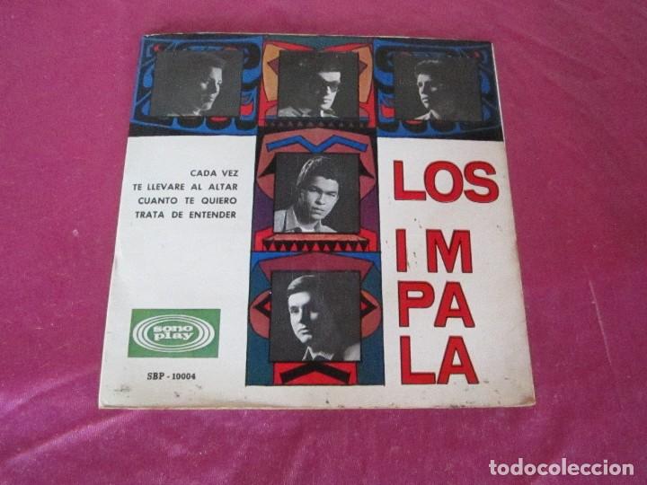 Discos de vinilo: LOS IMPALA CADA VEZ - TE LLEVARE AL ALTAR EP 1966 - Foto 4