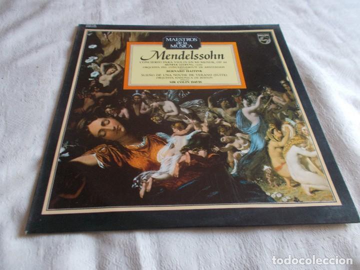 Discos de vinilo: MAESTROS DE LA M&Uacute;SICA Mendelssohn