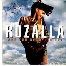 Discos de vinilo: ROZALLA - ARE YOU READY TO FLY - SINGLE PROMO BLANCO Y NEGRO 1992