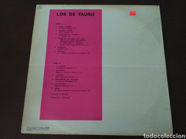 Discos de vinilo: Los de Tauro - Los de Tauro - Foto 2