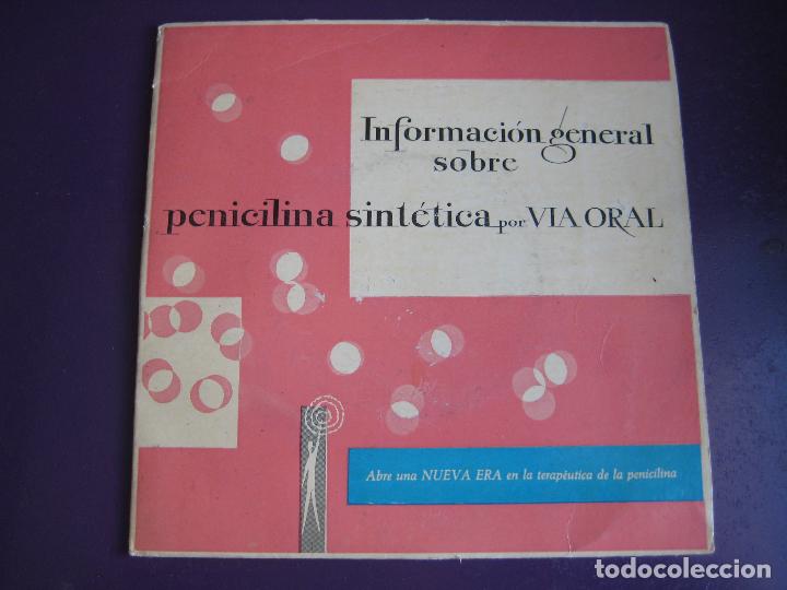 Discos de vinilo: BENDRALAN Sg INFORMACION PENICILINA SINTETICA VIA ORAL - PUBLICIDAD - MEDICINA - 1961