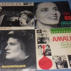 Discos de vinilo: EP SINGLE DE AMALIA FAMOSA PORTUGUESA POR SU FADOS. Lote 113426435