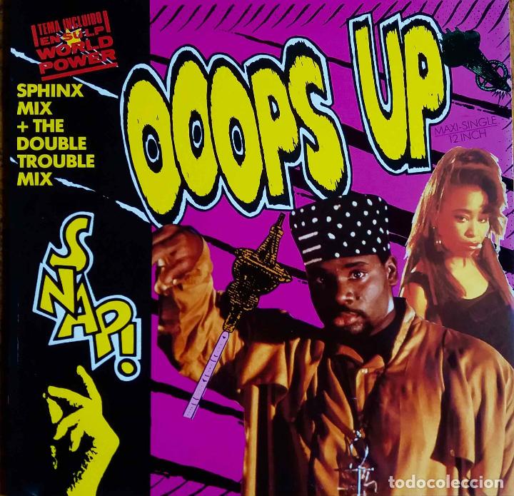 Discos de vinilo: SNAP OOOPS UP SPHINX MIX, MAXI SINGLE ESPA&Ntilde;A 2 TEMAS - Foto 1
