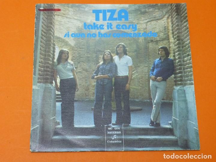Discos de vinilo: TIZA-TAKE IT EASY+3- SINGLE 45 VINILO- CBS 1973 - Foto 1