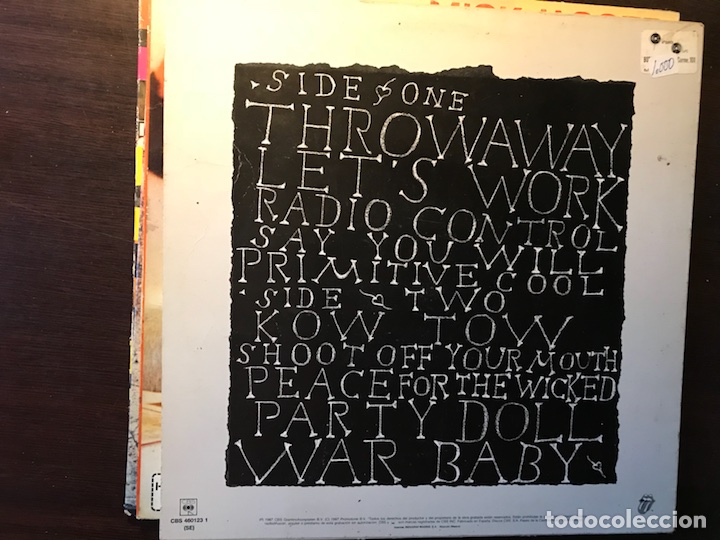 Discos de vinilo: Primitive cool. Mick Jagger - Foto 2