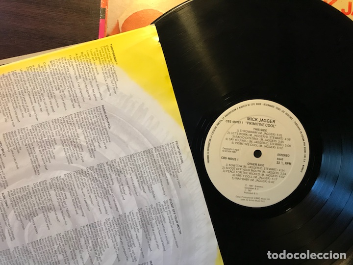 Discos de vinilo: Primitive cool. Mick Jagger - Foto 3
