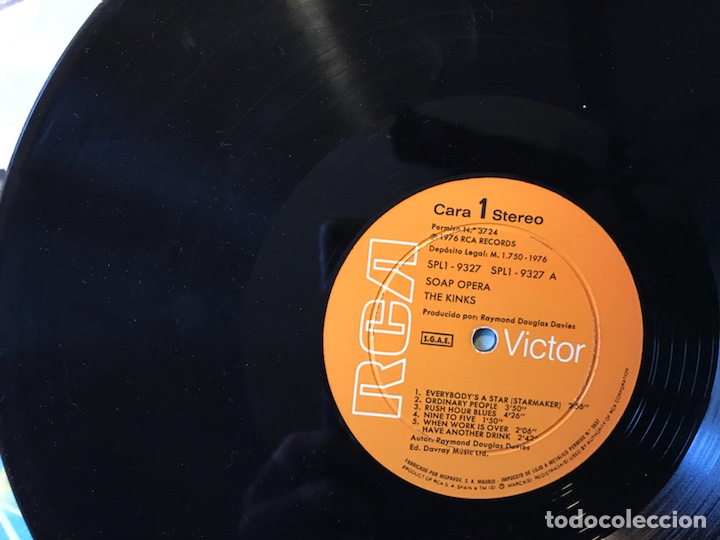 Discos de vinilo: Soap opera. The Kinks - Foto 3