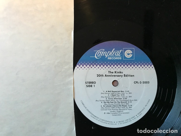 Discos de vinilo: 20 th anniversary edition. The Kinks - Foto 3