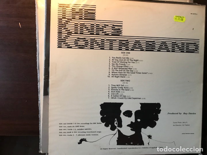 Discos de vinilo: Kontraband. The Kinks - Foto 2