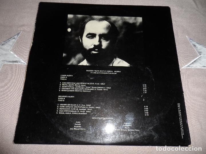 Discos de vinilo: Urko &lrm;&ndash; Sakonki Maite Zaitut Euskal-Herria - Foto 3