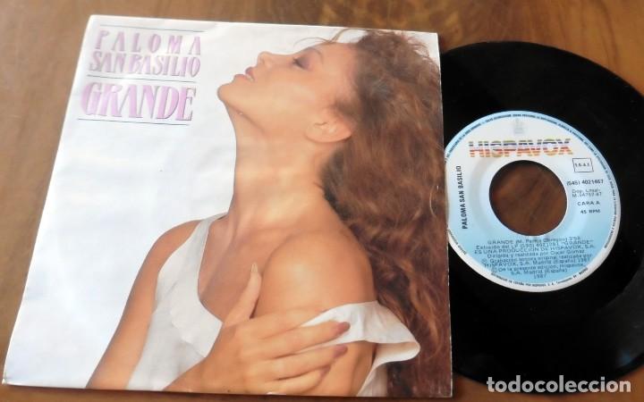 Discos de vinilo: SINGLE - PALOMA SAN BASILIO - GRANDE - HISPAVOX - - Foto 1