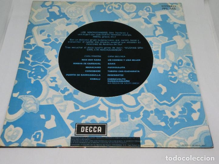 Discos de vinilo: LP - LOS MACHUCAMBOS - MUCHO GUSTO - 1969 - Foto 2