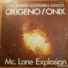 Discos de vinilo: SINGLE - MC LANE EXPLOSION - OXIGENO / ONIX - SERIE CÓSMICA ESPACIAL - HISPAVOX 1977-. Lote 113544859