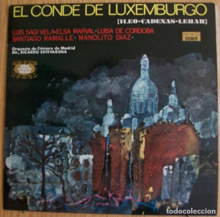 Discos de vinil: Discos (Zarzuela)  El Conde de Luxemburgo