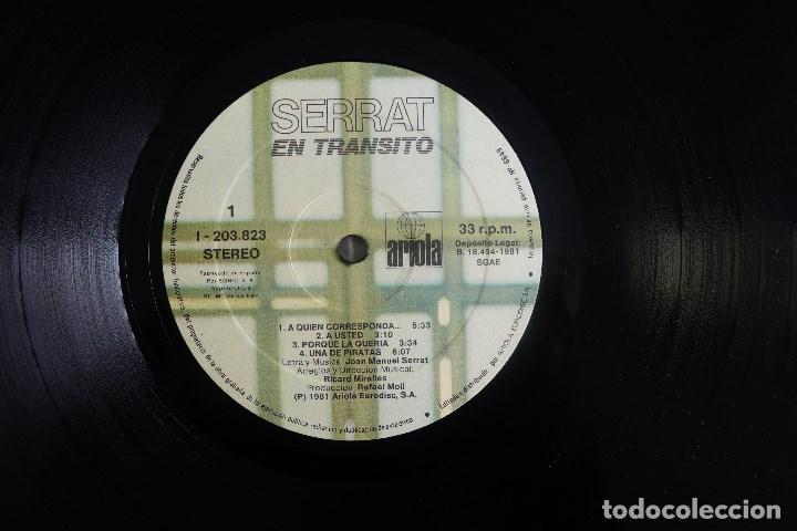 Discos de vinilo: JOAN MANUEL SERRAT- EN TRANSITO - VINILO ORIGINAL ARIOLA 1981 - Foto 6