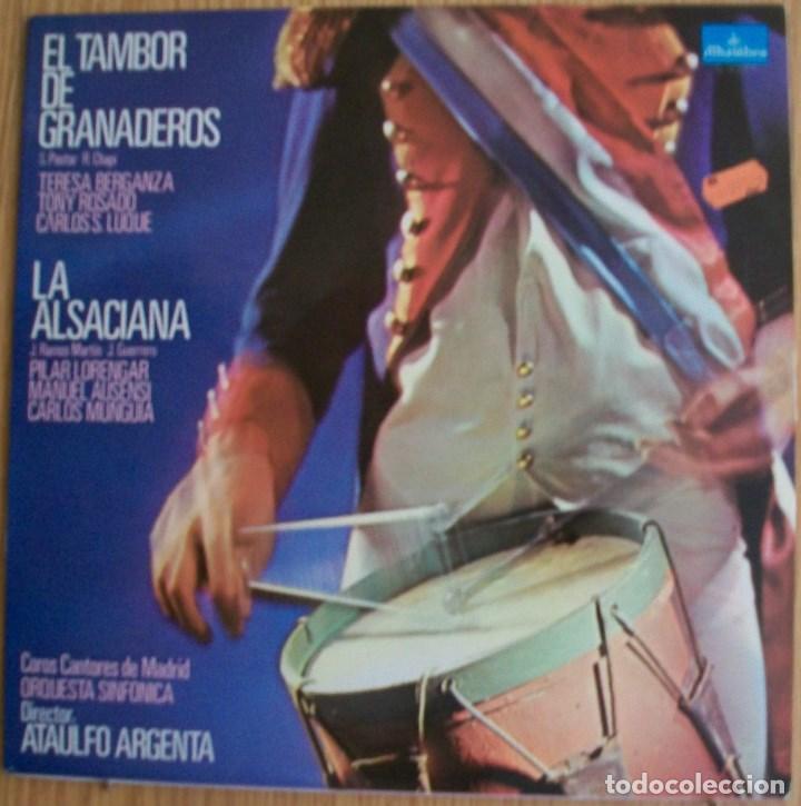 Dischi in vinile: Discos (Zarzuela)  El Tambor de Granaderos / La Alsaciana