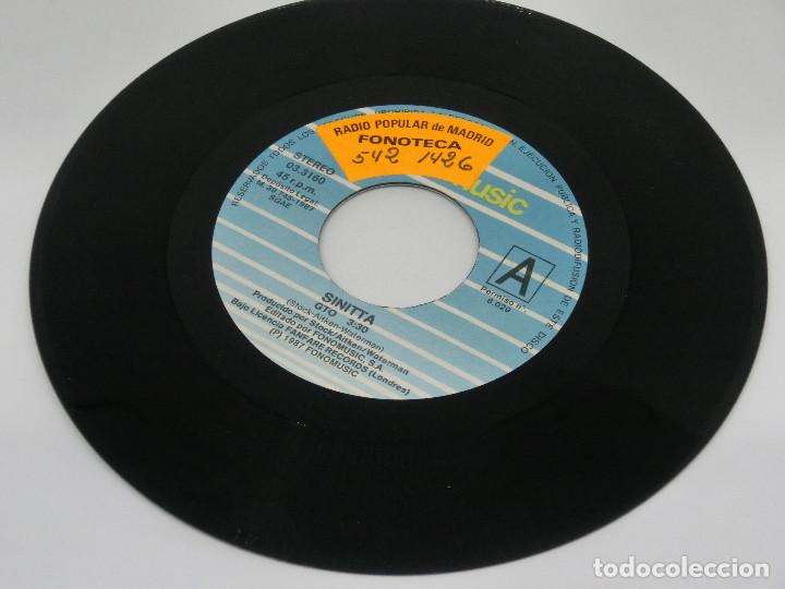 Discos de vinilo: SINGLE - SINITTA - GTO - 1987 - Foto 3